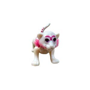 Vtg Littlest Pet Shop LPS McDonalds 1996 Tiger pink glitter Tonka Happy Meal Toy